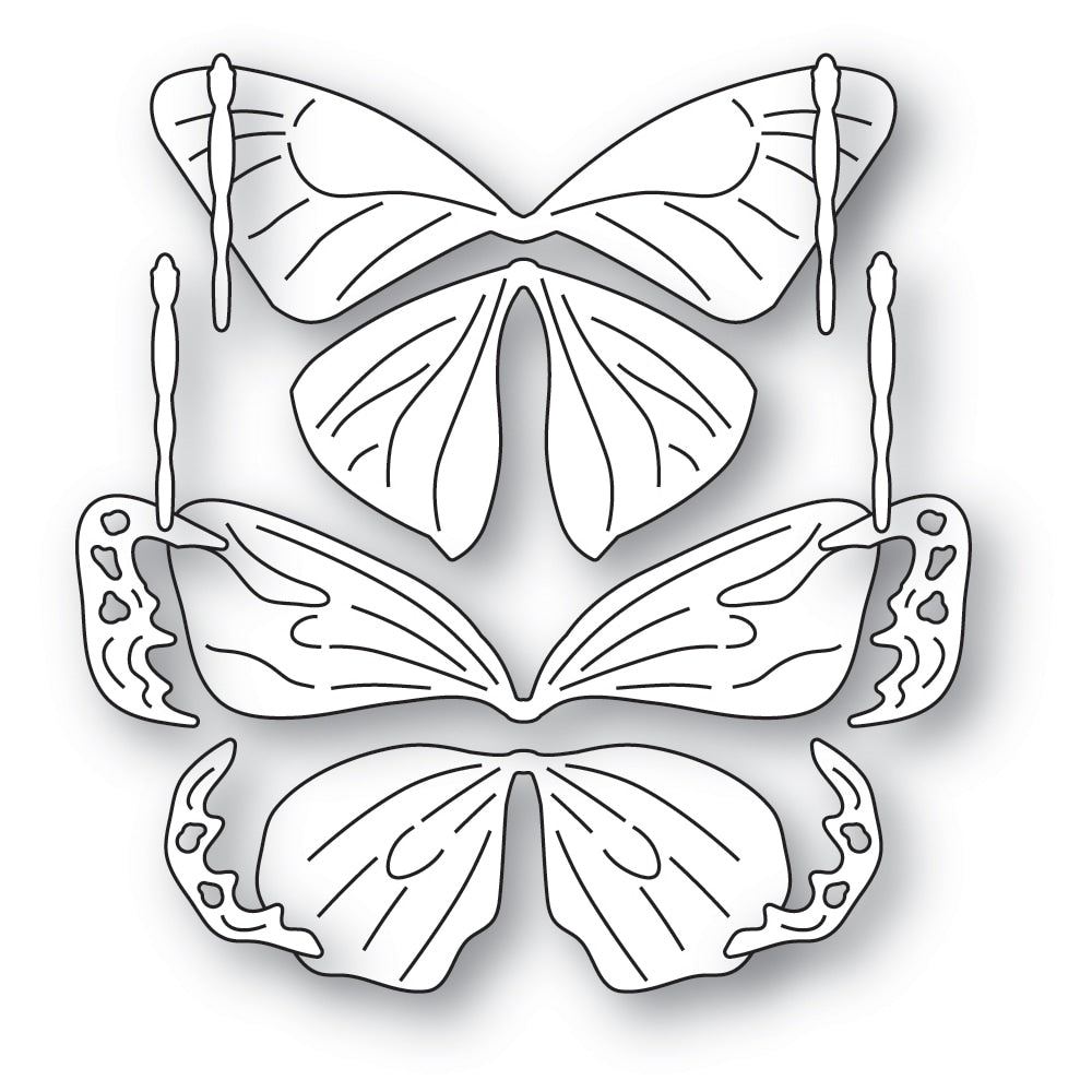 Memory Box Stanzschablone - 94831 Prairie Butterflies