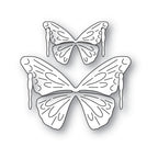 Memory Box Stanzschablone - 94836 Silver Moon Butterflies