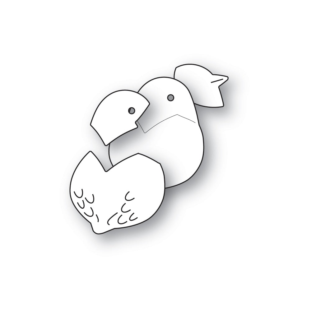 Memory Box Stanzschablone - 94838 Huddled Sparrow
