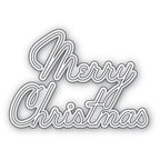 Memory Box Stanzschablone - 94839 Merry Christmas Debut Script