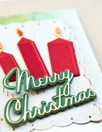 Memory Box Stanzschablone - 94839 Merry Christmas Debut Script