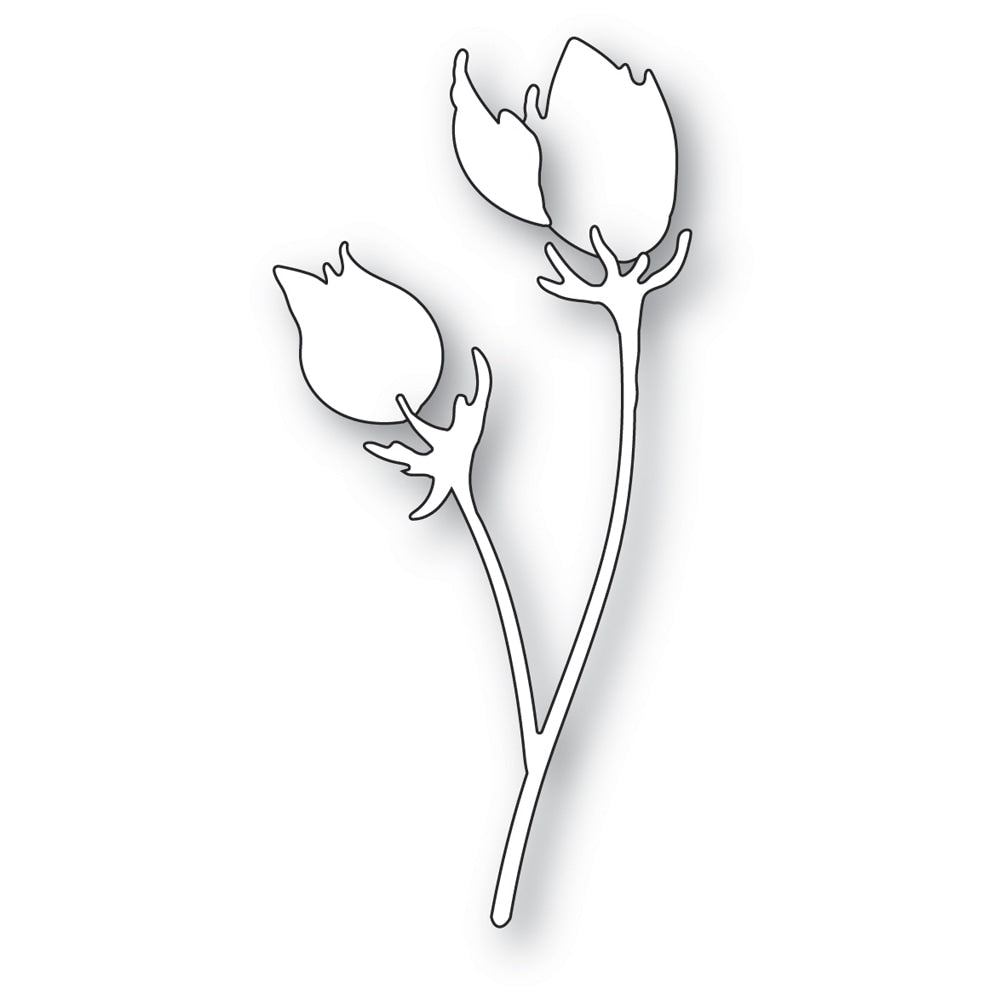 Memory Box Stanzschablone - 94843 Small Anemone Bud Duo