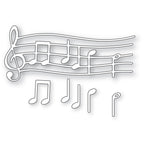 Memory Box Stanzschablone - 94851 Happy Birthday Sheet Music