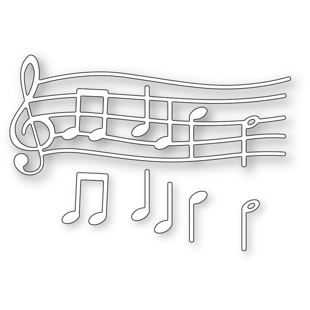 Memory Box Stanzschablone - 94851 Happy Birthday Sheet Music