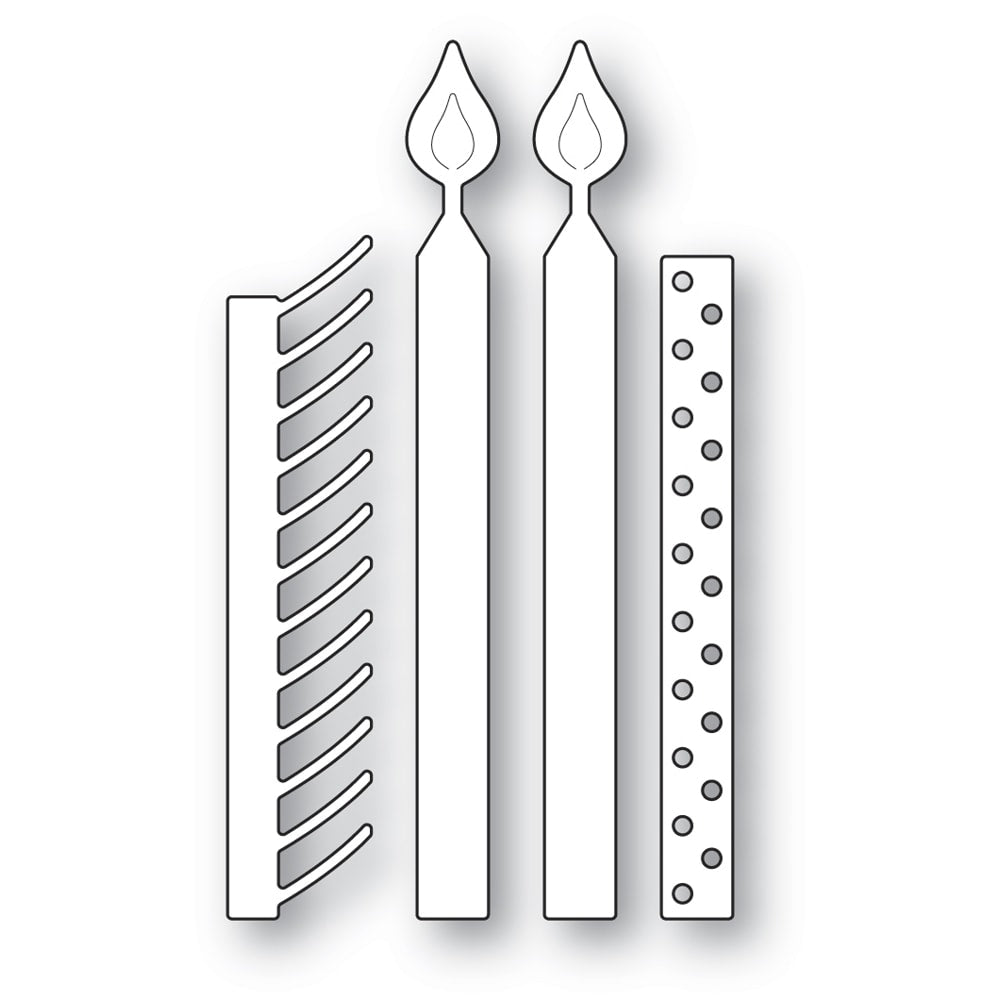 Memory Box Stanzschablone - 94853 Wrapper Candles