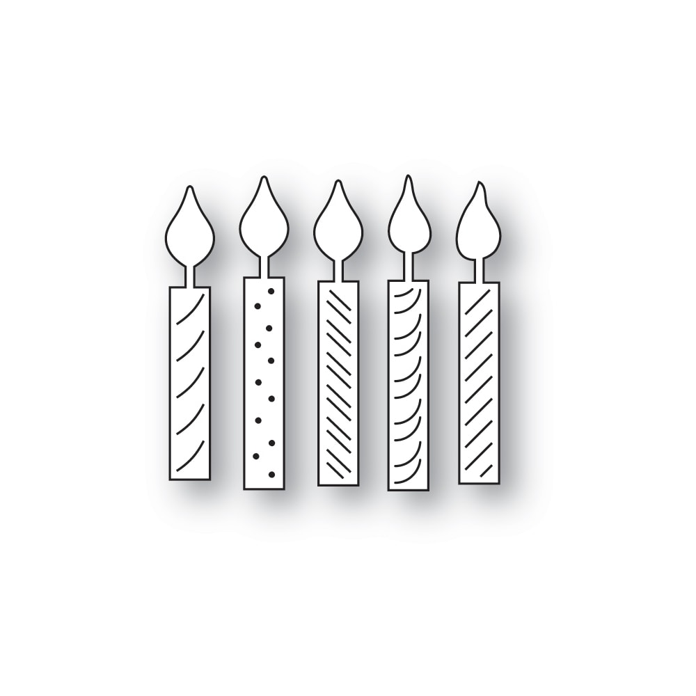 Memory Box Stanzschablone - 94856 Jolly Candles