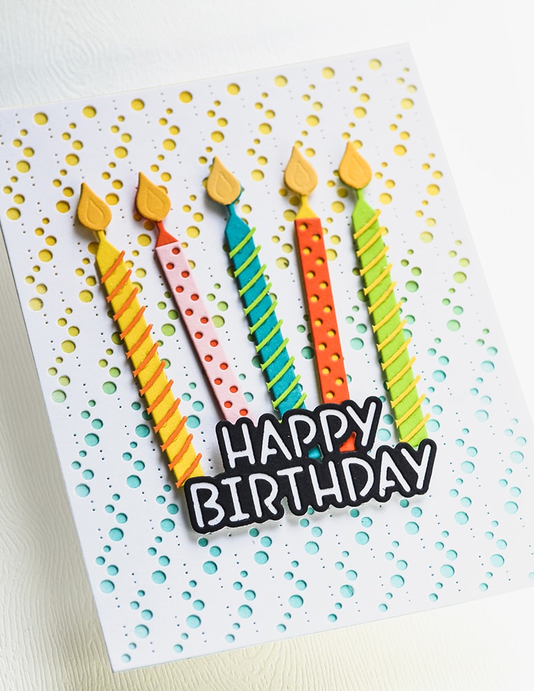 Memory Box Stanzschablone - 94858 Bubble Dots Plate