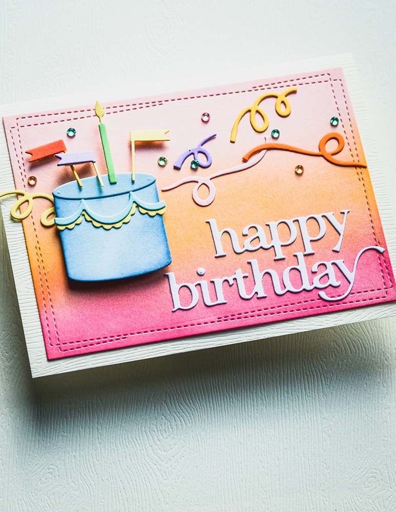 Memory Box Stanzschablone - 94862 Birthday Party Cake
