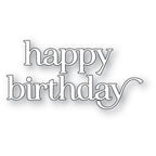 Memory Box Stanzschablone - 94871 Happy Birthday Chic Script