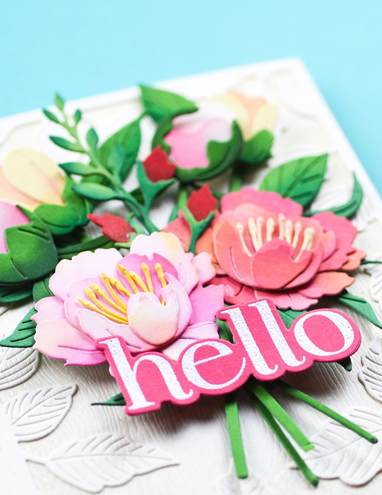 Memory Box Stanzschablone - 94872 Gentle Peony Bloom