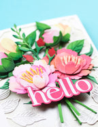 Memory Box Stanzschablone - 94872 Gentle Peony Bloom