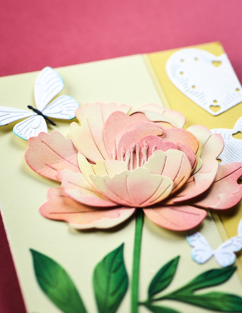Memory Box Stanzschablone - 94873 Refined Peony Bloom