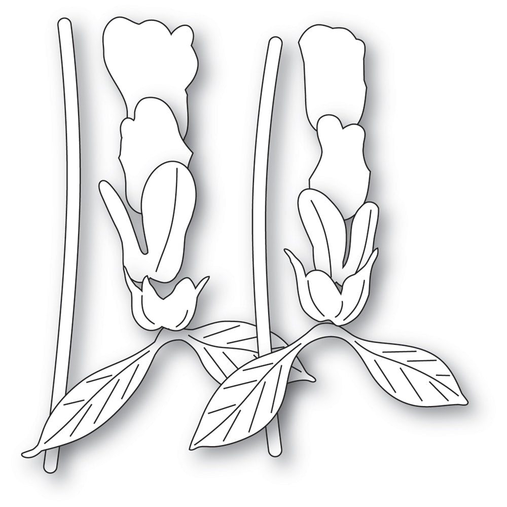 Memory Box Stanzschablone - 94874 Peony Bud Duo