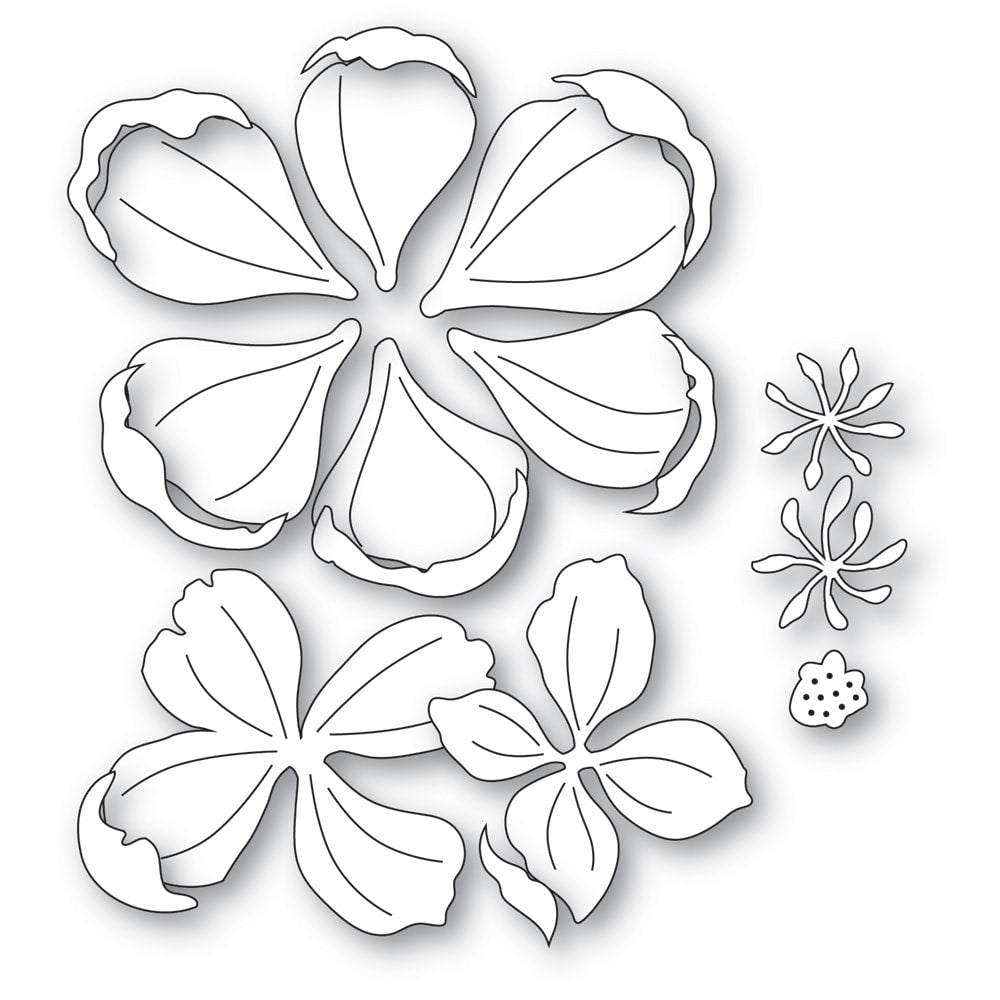 Memory Box Stanzschablone - 94875 Delightful Peony Blossom
