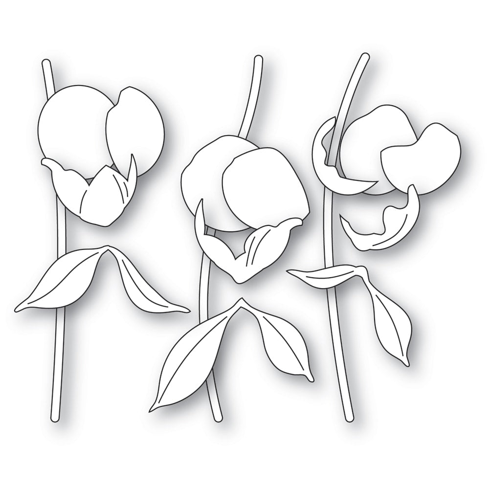 Memory Box Stanzschablone - 94876 Peony Bud Stems