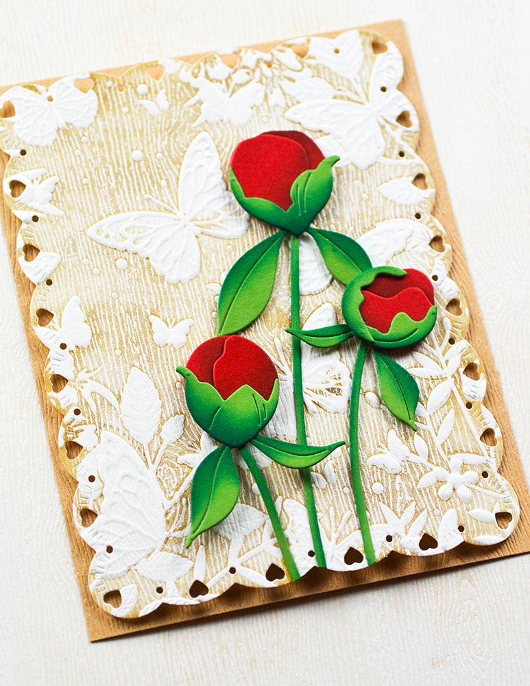 Memory Box Stanzschablone - 94876 Peony Bud Stems
