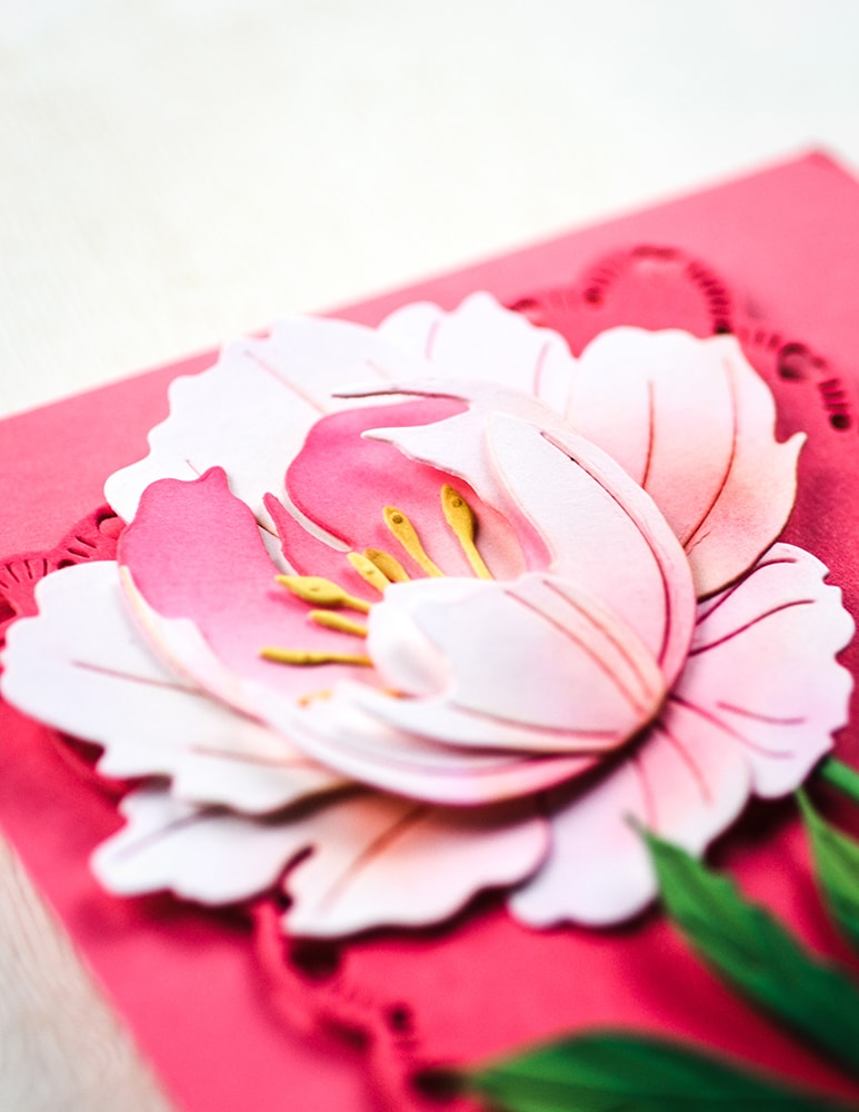 Memory Box Stanzschablone - 94877 Graceful Peony Blossom