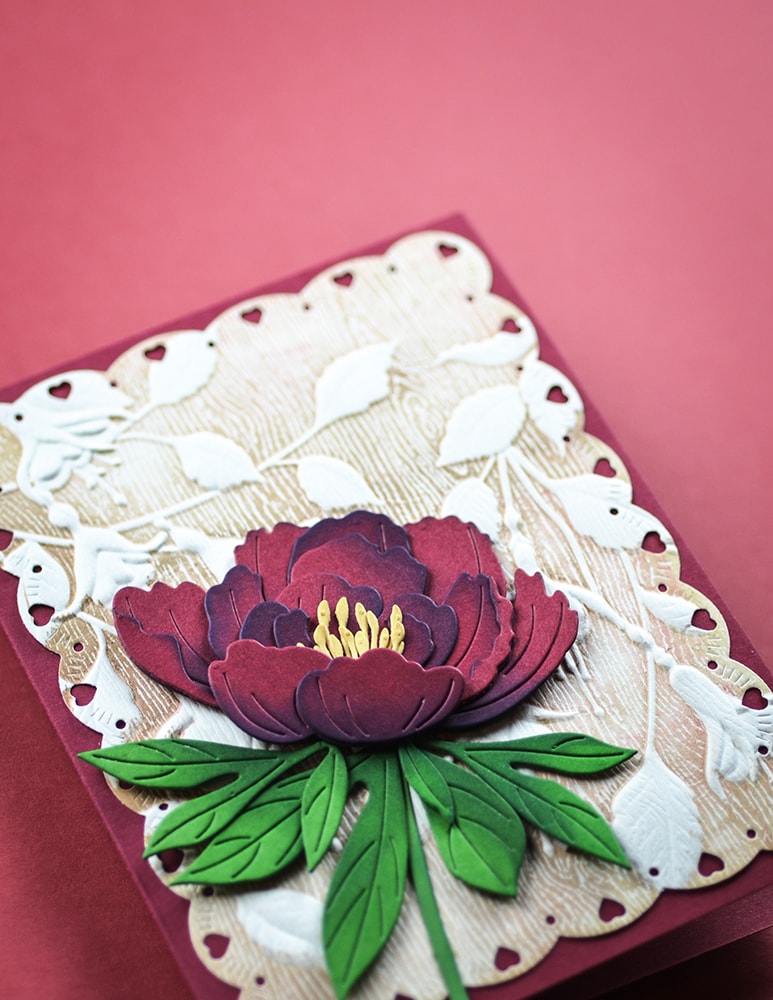 Memory Box Stanzschablone - 94878 Elegant Peony Blossom