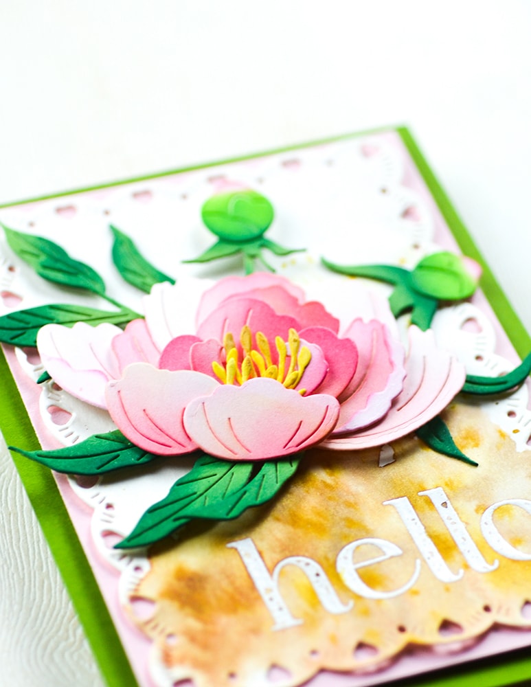 Memory Box Stanzschablone - 94878 Elegant Peony Blossom