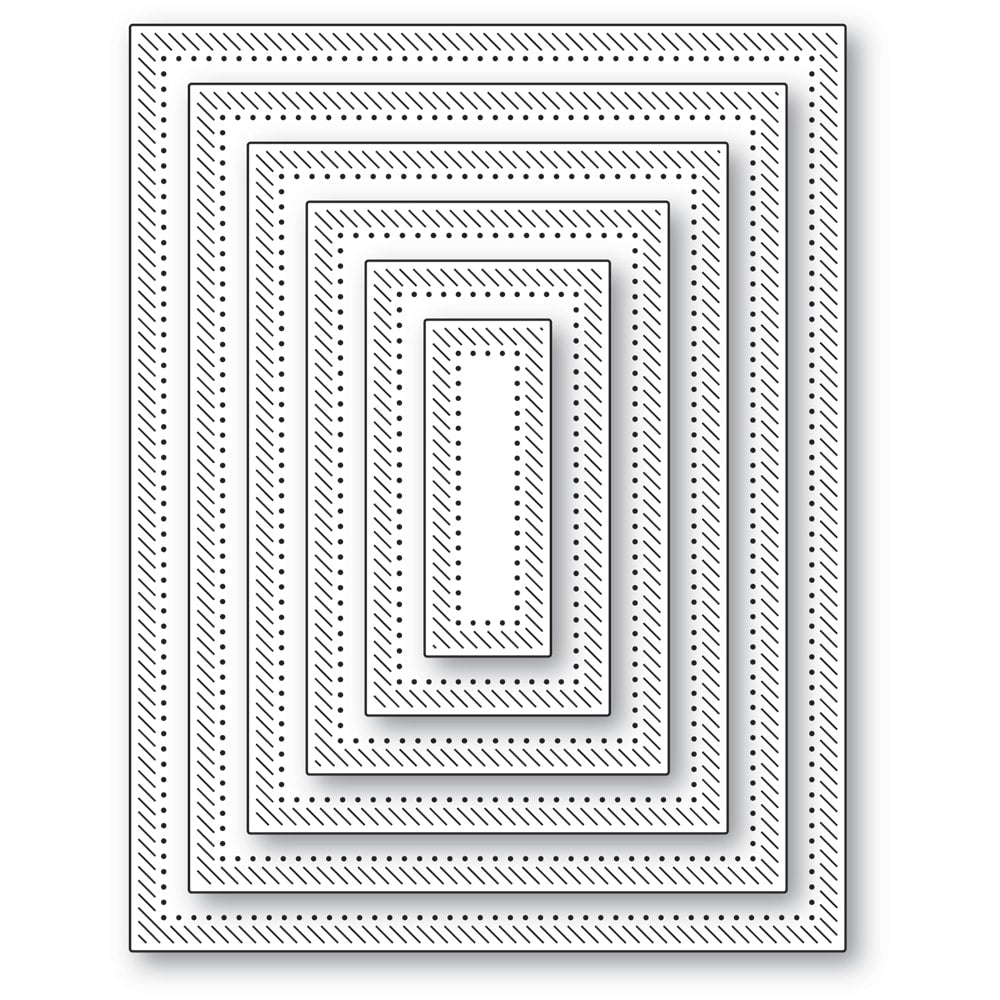 Memory Box Stanzschablone - 94883 Heritage Rectangle Frames