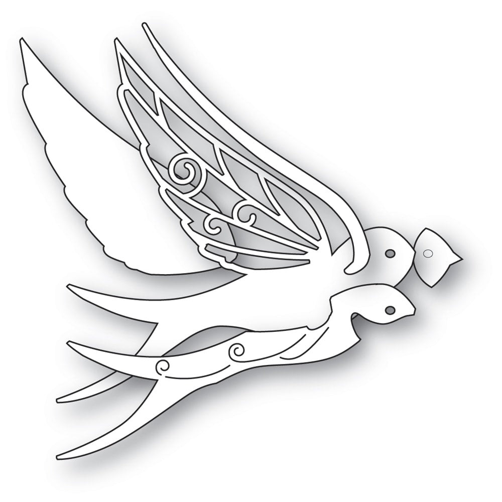 Memory Box Stanzschablone - 94891 Gypsy Swallow-tail