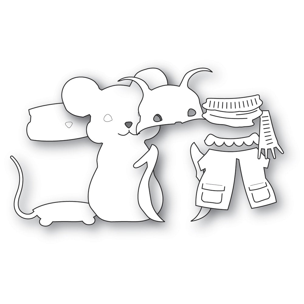 Memory Box Stanzschablone - 94898 Town Mouse