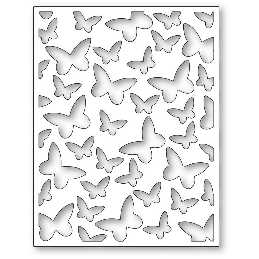 Memory Box Stanzschablone - 94901 Floating Butterfly Plate