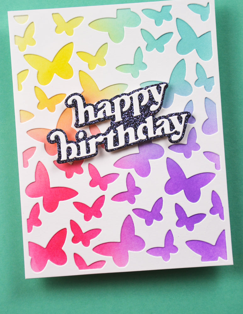 Memory Box Stanzschablone - 94901 Floating Butterfly Plate
