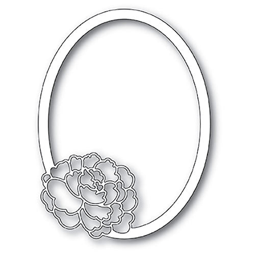 Memory Box Stanzschablone - 99907 Peony Oval Frame