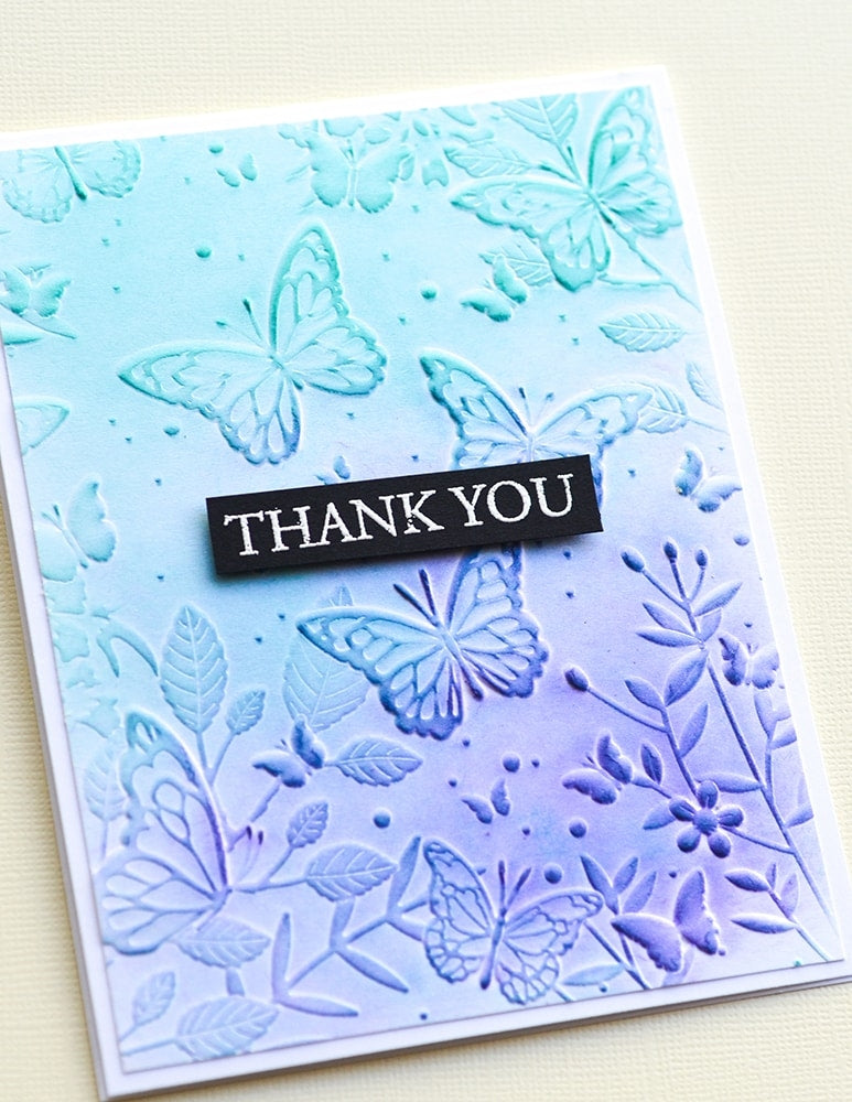 Memory Box 3D Prägeschablone - EF1005 Butterfly Gathering 3D Embossing Folder (Default)