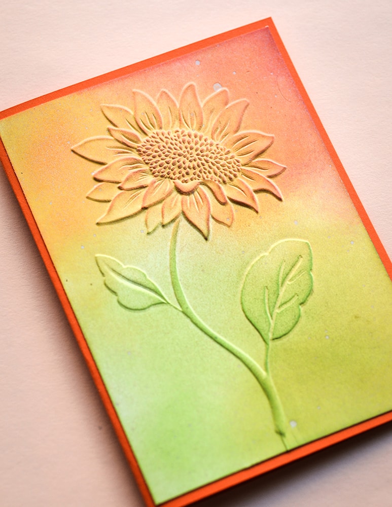 Memory Box 3D Prägeschablone - Magnificent Sunflower