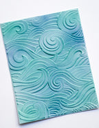 Memory Box 3D Prägeschablone - Waves 3D Embossing Folder