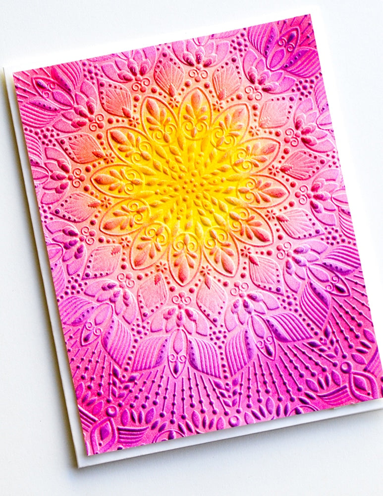 Memory Box 3D Prägeschablone - Stunning Mandala
