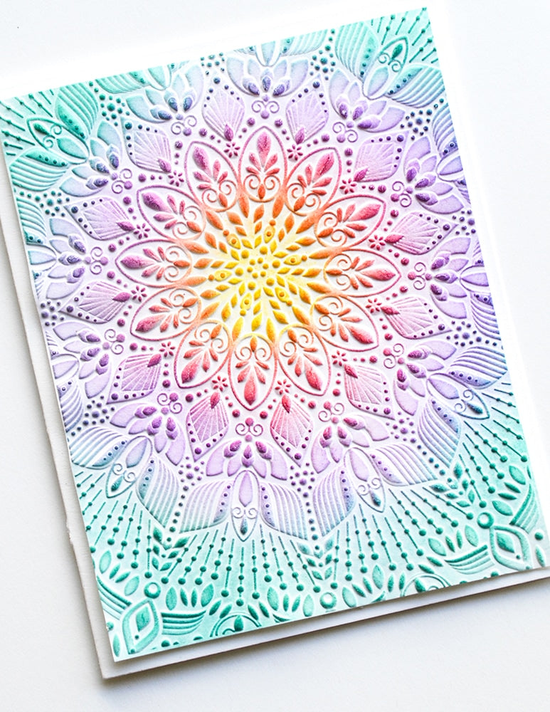 Memory Box 3D Prägeschablone - Stunning Mandala