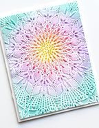 Memory Box 3D Prägeschablone - Stunning Mandala