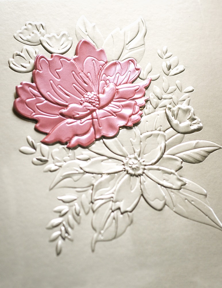 Memory Box 3D Prägeschablone - EF1024 Breezy Bouquet + 1 Stanzschablonen