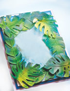 Memory Box 3D Prägeschablone - Tropical Leaves inkl. 4 passender Stanzschablonen