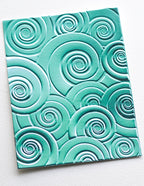 Memory Box 3D Prägeschablone - EF1033 Spiral Delight 3D Embossing Folder
