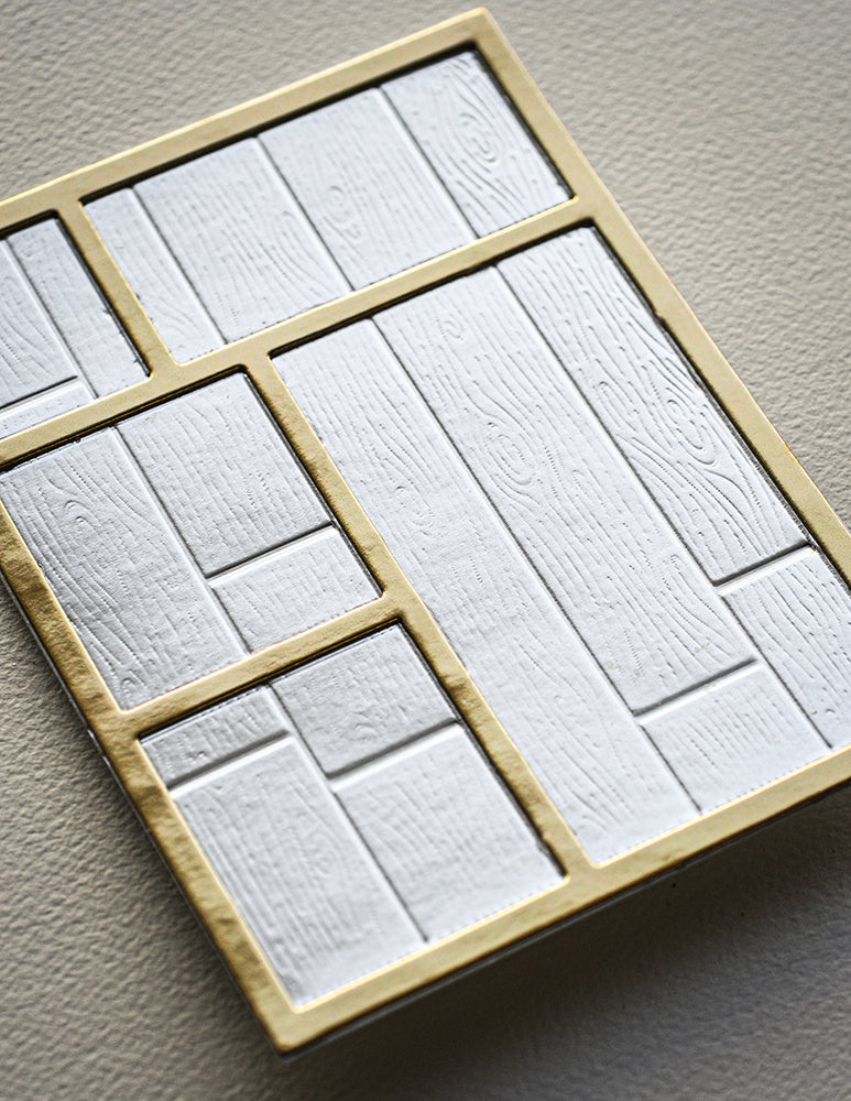 Memory Box 3D Prägeschablone - Vintage Tray 3D Embossing Folder and Die