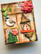 Memory Box 3D Prägeschablone - Vintage Tray 3D Embossing Folder and Die