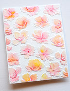 Memory Box 3D Prägeschablone - EF1041 Anemone Drift 3D Embossing Folder and Cutting Dies