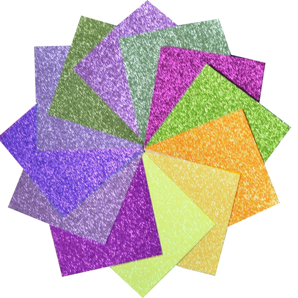 Memory Box Paper Pack 6 x 6 - Graceful Garden Glitter Pad