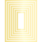 Memory Box Hot Foil Plate - Rectangle Double Border