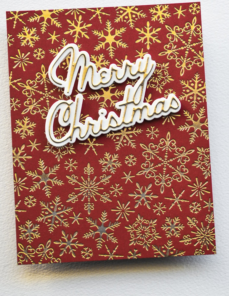 Memory Box Hot Foil Plate - Snowflake