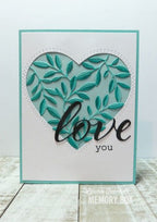 Memory Box Stanzschablone - 94326 Love Airy Script