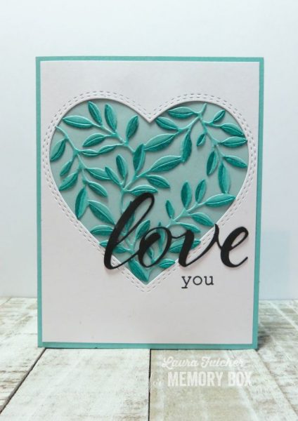Memory Box Stanzschablone - 94326 Love Airy Script