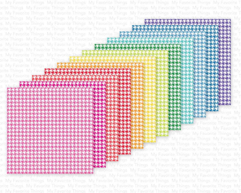 My Favorite Things Paper Pack 6x6 - Houndstooth Brights