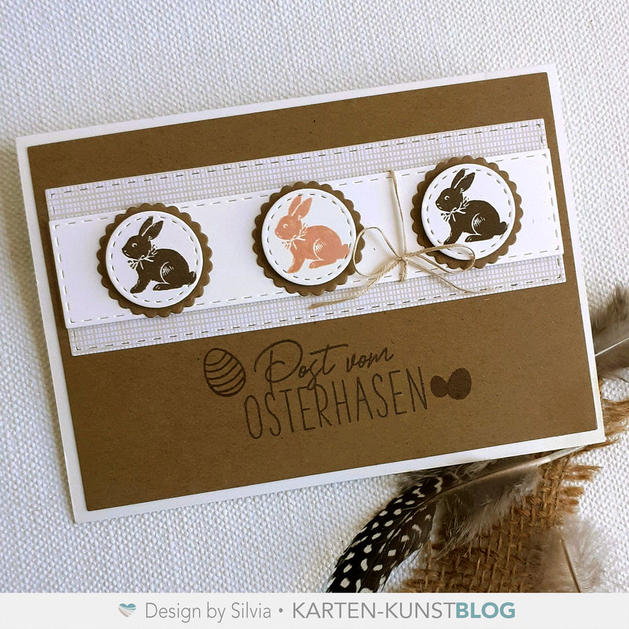 Karten-Kunst Clear Stamps KK-0277 - Circulus Runde Ostersprüche