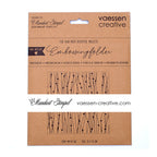 Prägeschablone Herzen mit Linien