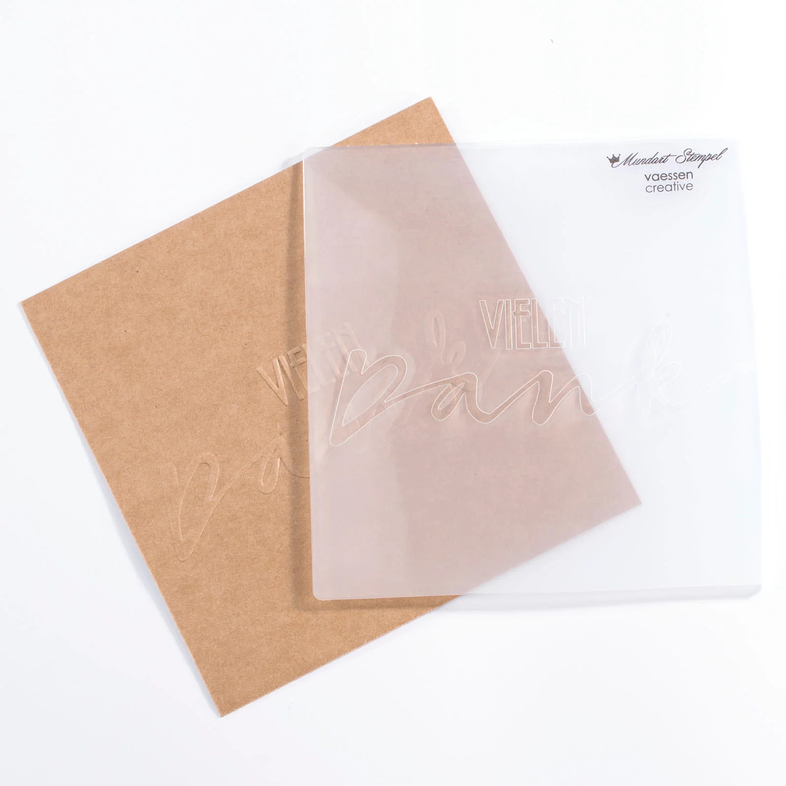 Prägeschablone "Vielen Dank"